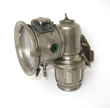 VINTAGE JOSEPH LUCAS CALCIA MAJOR CARBIDE BICYCLE LAMP NO. 157 FOR RESTORATION