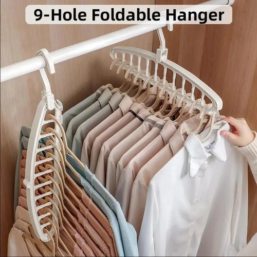 Clothes hanger holes multi - clothes,