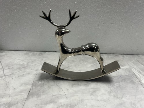 Modern silver metal rocking - silver,