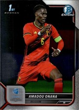 Amadou Onana - 1st Bowman - TOPPS Bowman Chrome EURO U-21 2023