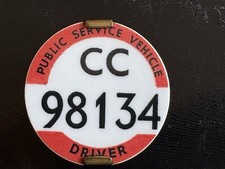 PSV Driver's Badge CC 98134. 2” Diameter.