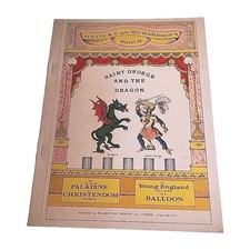 Saint George and the Dragon Pollocks Toy Theatre 1972 Paperback Book