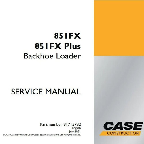 Service manual case 851fx - service,