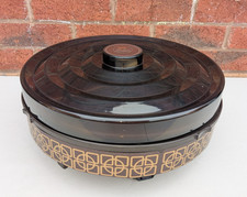Vintage 70s Ekco Hostess Carousel Food Warmer Lazy Susan