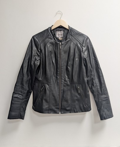 Principles black faux leather - black,