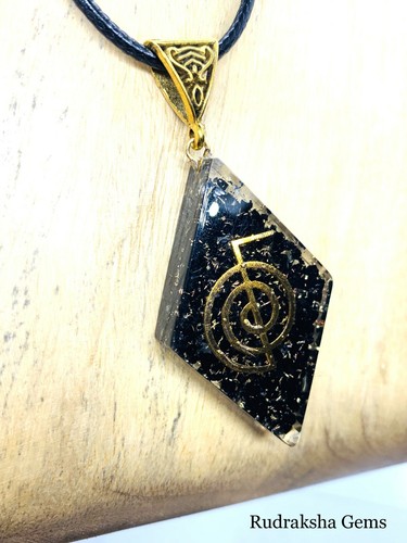 Black tourmaline pendant - tourmaline,