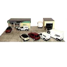 Kingsway, 00 scale, Car rental office, Custom Sign available, ready-made.