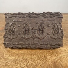 Indian Wooden Printing Block Stamp Hand Carved Fabric Textile Wallpaper Design
