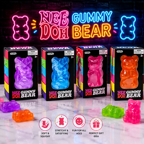 Needoh gummy bear squishy - needoh,