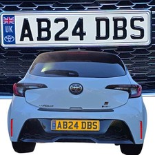 Private Number Plate AB24 DBS on V778 + pair of road legal plates