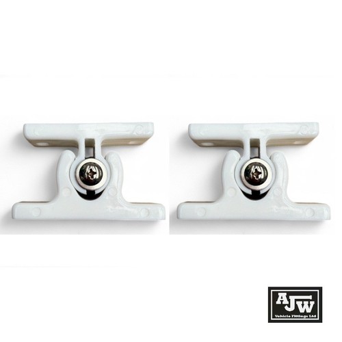 White nylon door retainer - 2,