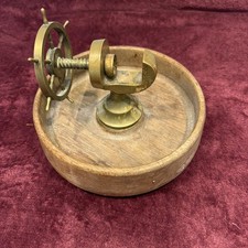 Vintage Mounted Metal Vise /