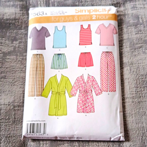 Simplicity 1563 unisex adult - 1563,