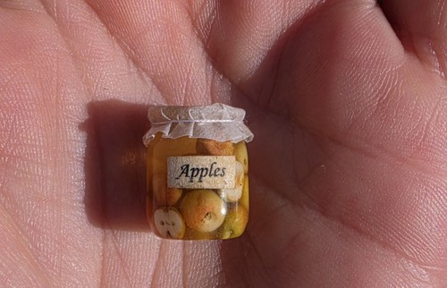 Miniature food jar - food, of