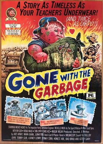 1986 garbage pail kids - pail, poster