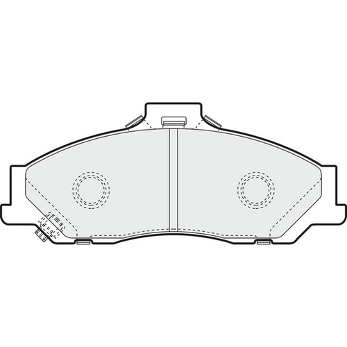 Brake pads set for ford - pads, ranger