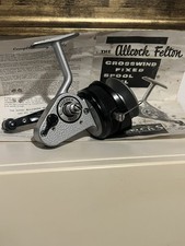 VINTAGE ALLCOCKS FELTON CROSSWIND Fishing Reel. Very Good Working Condition
