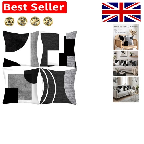 Black and white - white, cushion