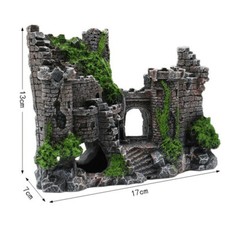 Ancient Castle Tower Landscaping Artificial Fish Tank For Aquarium Rock Cave