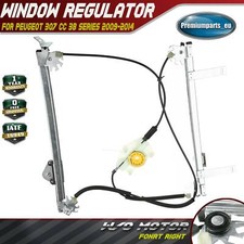 Power window regulator - window, w/o