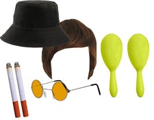 90S BRITISH ROCK STAR GALLAGHER COSTUME ICON FANCY DRESS FESTIVAL OUTFIT 1990S