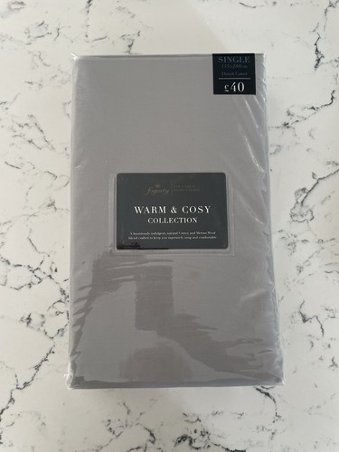Grey single duvet cover - duvet,