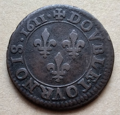 1611 france double tournois - france,