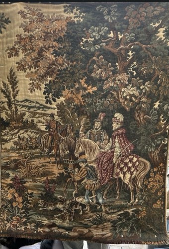 Vintage french tapestry wall - french,