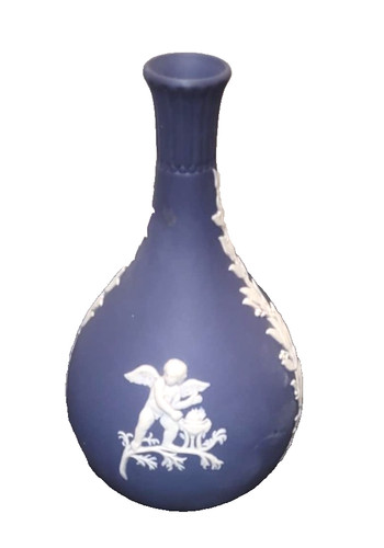 Wedgwood deep blue bud vase - wedgwood,