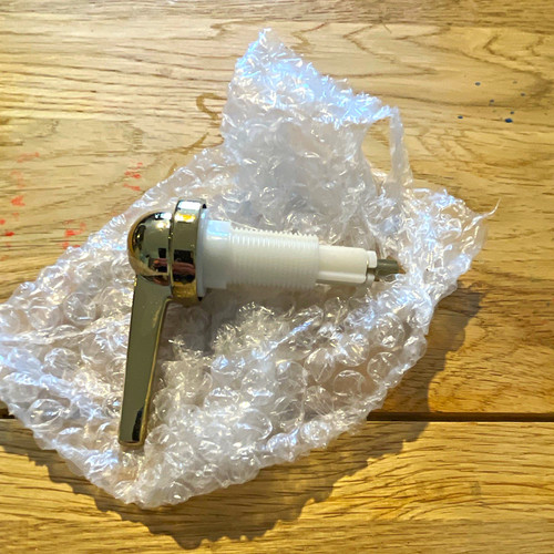 Polished lever tap - polished,