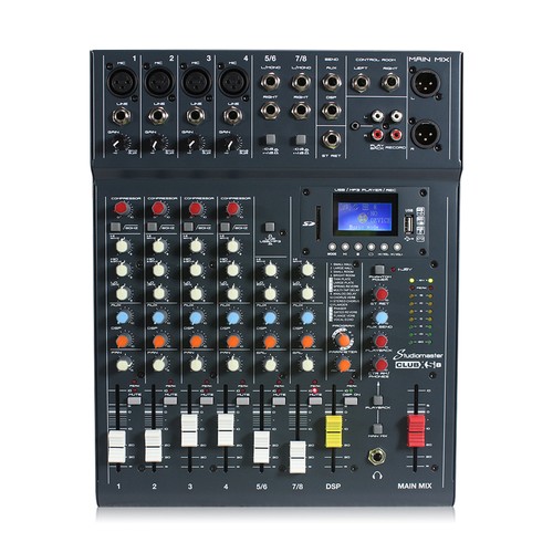 Studiomaster clubxs8 channel - studiomaster,