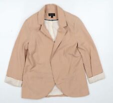 Topshop Womens Beige Jacket