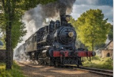Steam Train Large 500 Piece