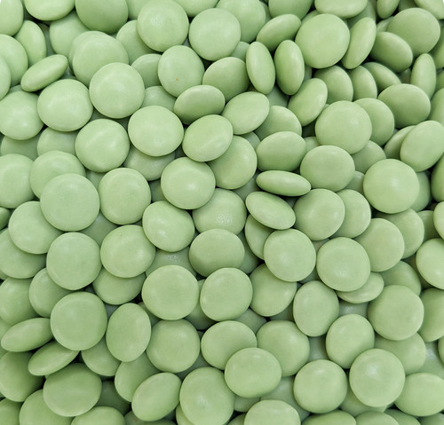 Green chocolate flavour - green,