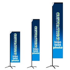 Custom Rectangle Feather Flag