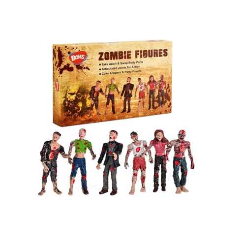 Zombie action figure set - zombie, 6