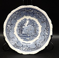 Vintage 7" Mason's VISTA Blue