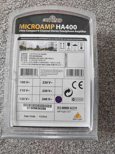 Behringer microamp ha400 - ,