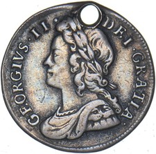 1735 Maundy Fourpence - George
