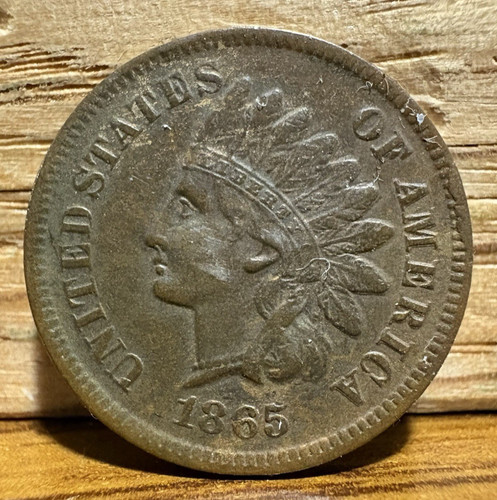 1865 indian head cent - indian,
