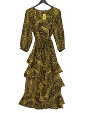 BIBA Maxi Dress UK12 in Yellow