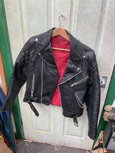 Vintage unisex leather biker - vintage,