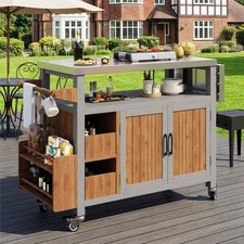 Garden Serving Trolley w/