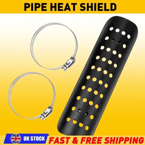 Black motorcycle exhaust - black,