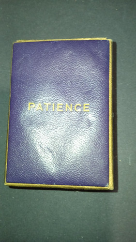 Vintage rue patience - rue, "patience"