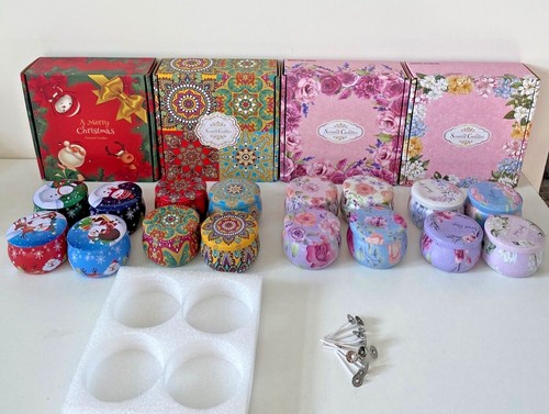 Candle making tins empty - tins,