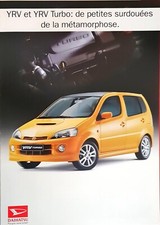 Daihatsu YRV Turbo Brochure