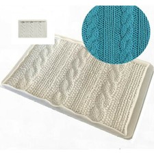 Knitting Silicone Mould Baking Chocolate Cake Wave Embosser Border Mold 1PC