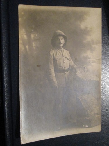 Postcard man military - of,