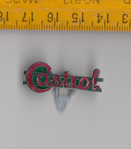 Vintage enamel castrol - enamel,